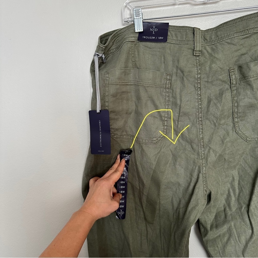 NWT Nydj olive green trousers - Picture 7 of 12